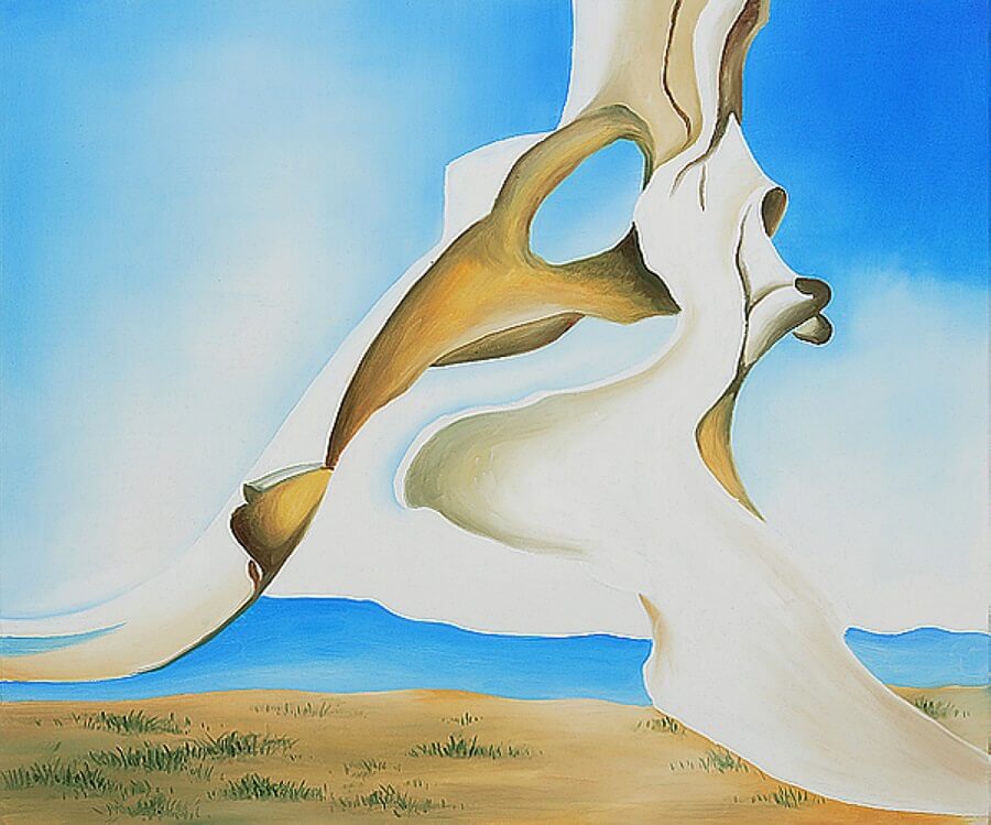 Pelvis with the Distance, 1943 by Georgia O'Keeffe