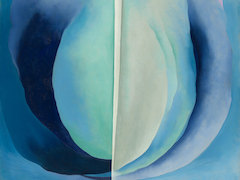 Abstract Blue by Georgia O'Keeffe
