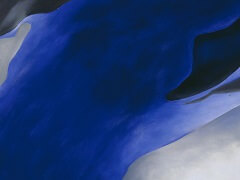 Blue, Black, and Grey by Georgia O'Keeffe