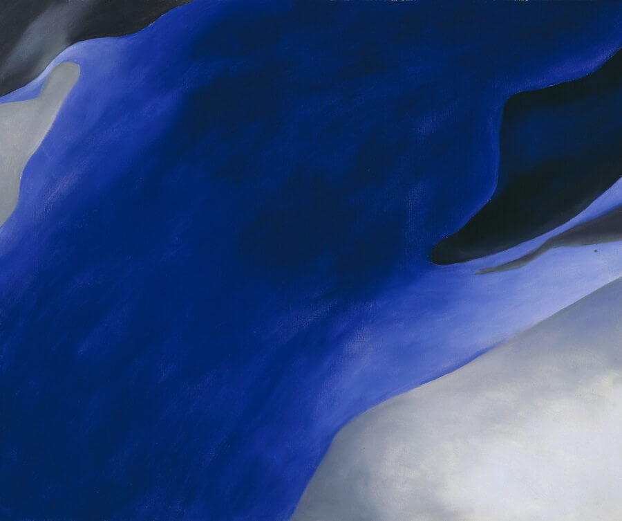 Blue, Black and Grey, 1960 by Georgia O'Keeffe