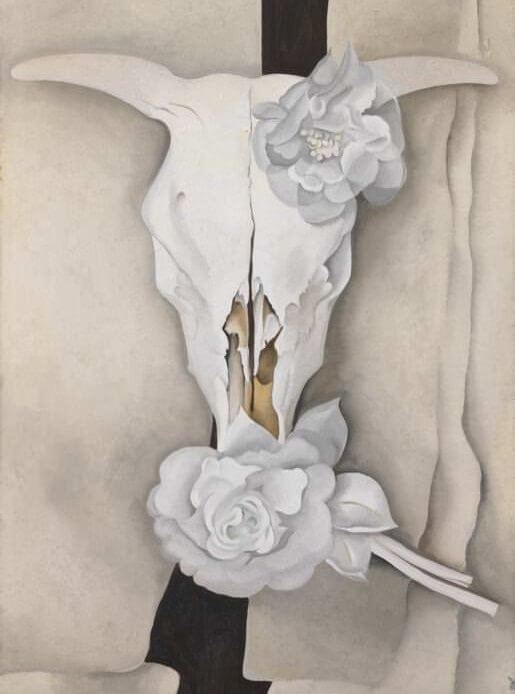 Cow's Skull with Calico Roses, 1931 by Georgia O'Keeffe