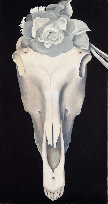 Horse's Skull with White Rose, 1931 by Georgia O'Keeffe