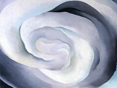 Abstraction White Rose by Georgia O'Keeffe