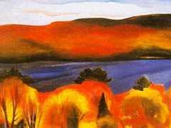 Lake George Autumn by Georgia O'Keeffe