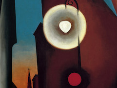 New York Street with Moon by Georgia O'Keeffe